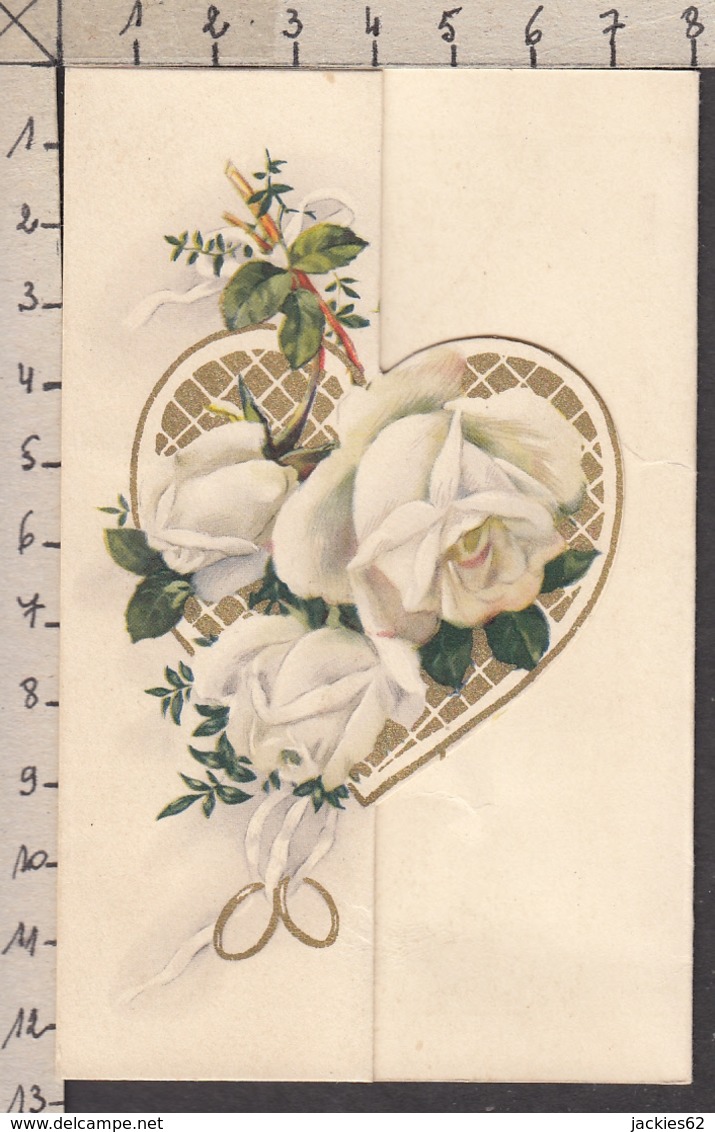96774/ MARIAGE, Roses, Thème Télégramme - Altri & Non Classificati