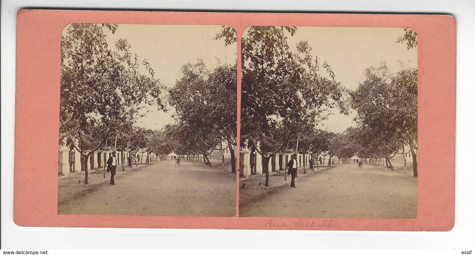 ANGOLA PHOTO STEREO CIRCA 1870 /FREE SHIPPING REGISTERED - Stereoscopic