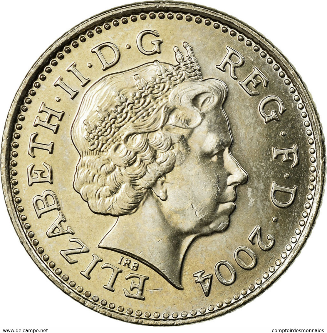 Monnaie, Grande-Bretagne, Elizabeth II, 10 Pence, 2004, SPL, Copper-nickel - 10 Pence & 10 New Pence