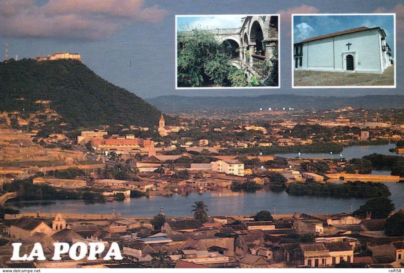 1 AK Kolumbien * Blick Auf Die Stadt Cartagena - Links Oben Das Kloster La Candelaria Auf Dem Berg La Popa - Luftbild * - Colombia