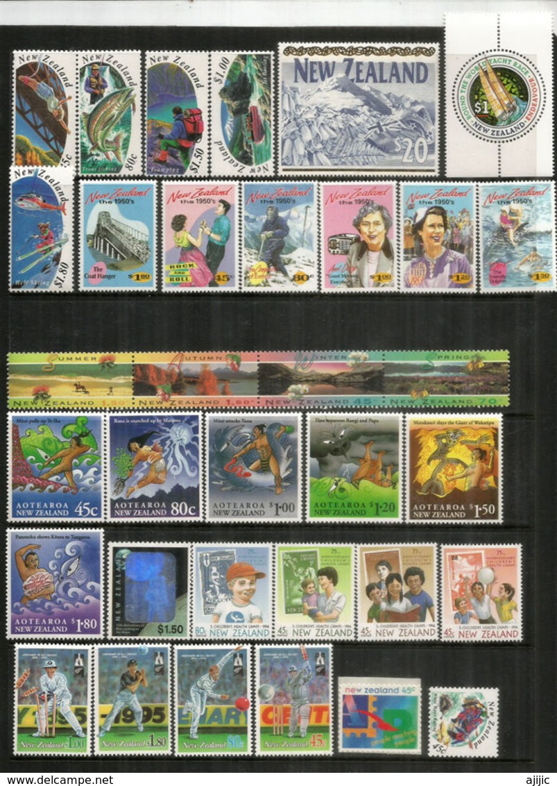 Année Complète 1994,  71 Timbres + 6 Blocs-feuillets Neufs **.  Côte 200,00 Euro.  QUATRE Photos. - Années Complètes