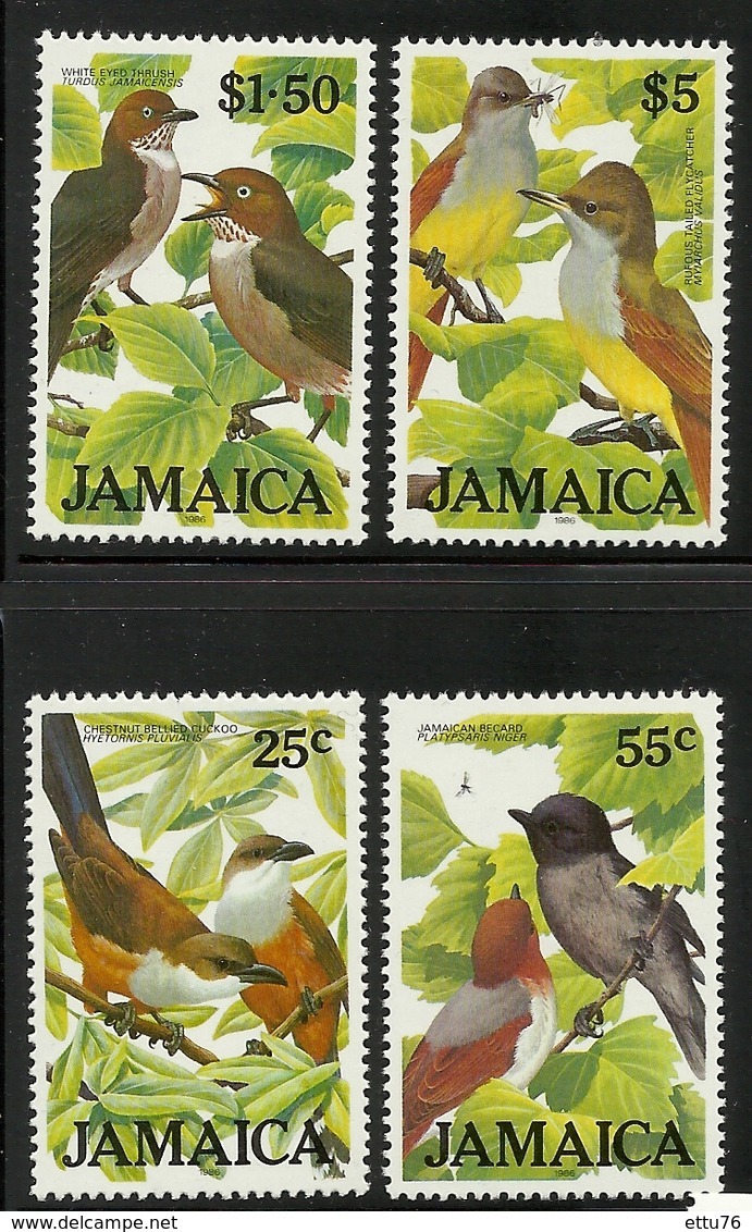 JAMAICA  1986  BIRDS  SET  MNH - Autres & Non Classés