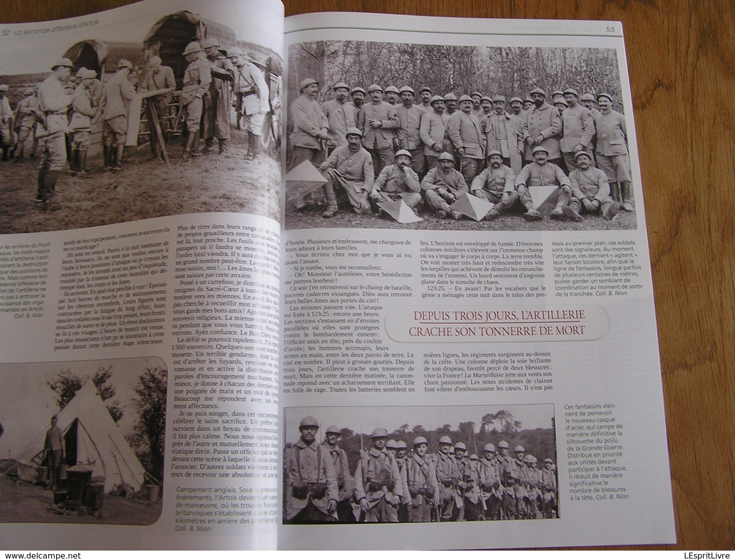 TRANCHEES N° 14 Guerre 14 18 Artillerie Lourde Tracteurs Bataille Artois Verdun Poilus Plessier de Roye Plémont Tiling