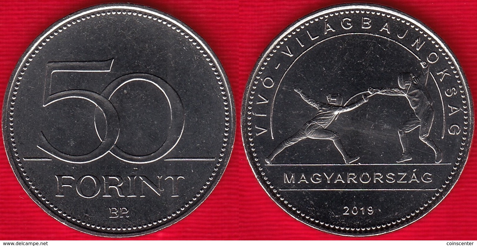 Hungary 50 Forint 2019 "FIE Fencing Championships" UNC - Ungarn