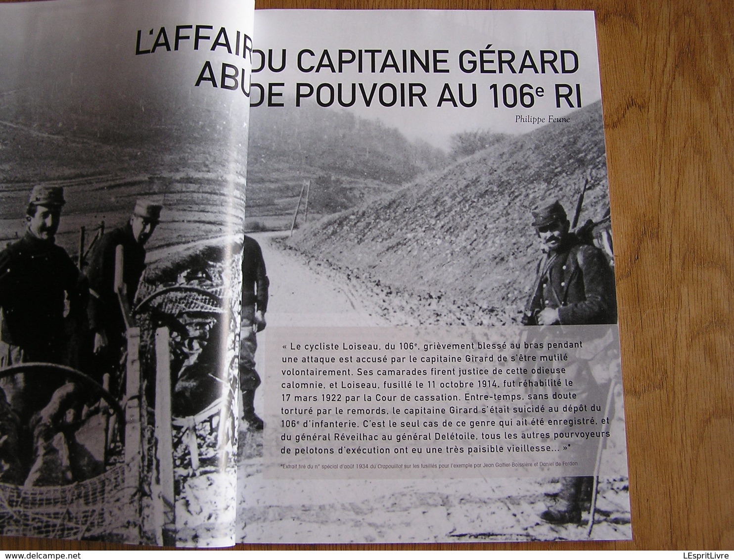 TRANCHEES N° 23 Guerre 14 18 Amiens Verdun Bois le Prêtre Metz Nancy Gérard Abus de Pouvoir 106 è RI Chérisy Aviation