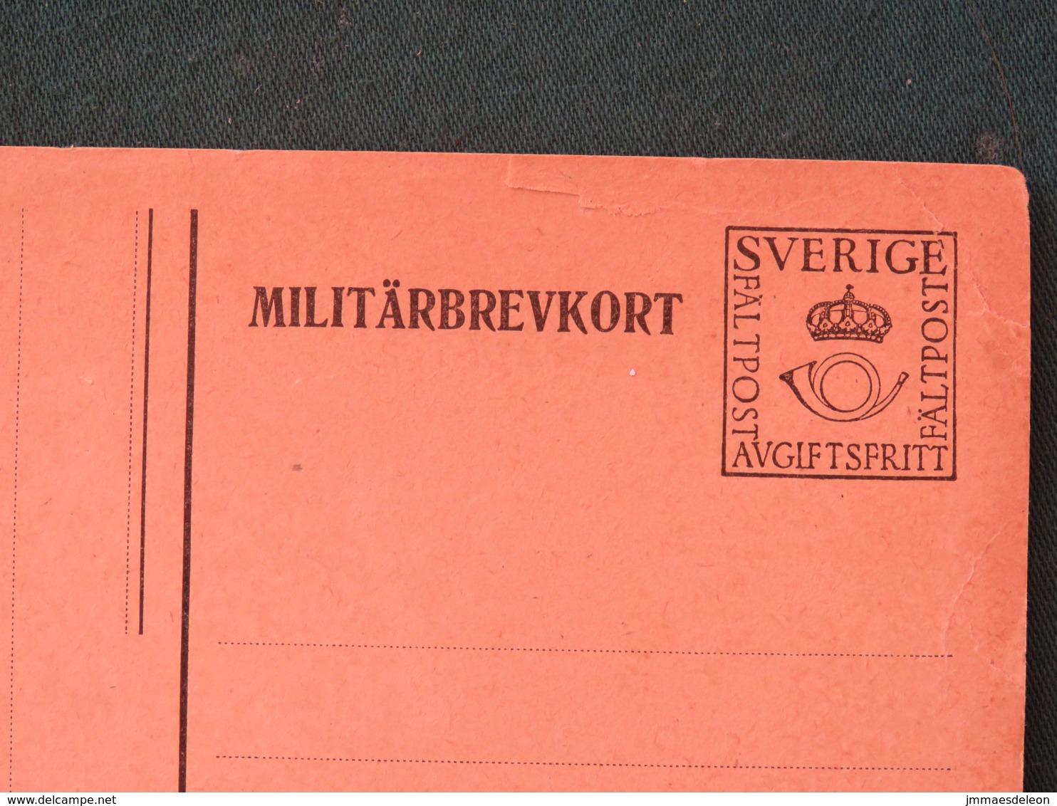 Sweden Around 1974 Military Army Unused Postcard - Militärmarken