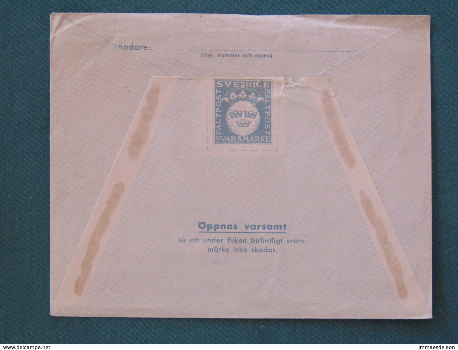 Sweden 1942 Military Army Unused Cover - Militärmarken