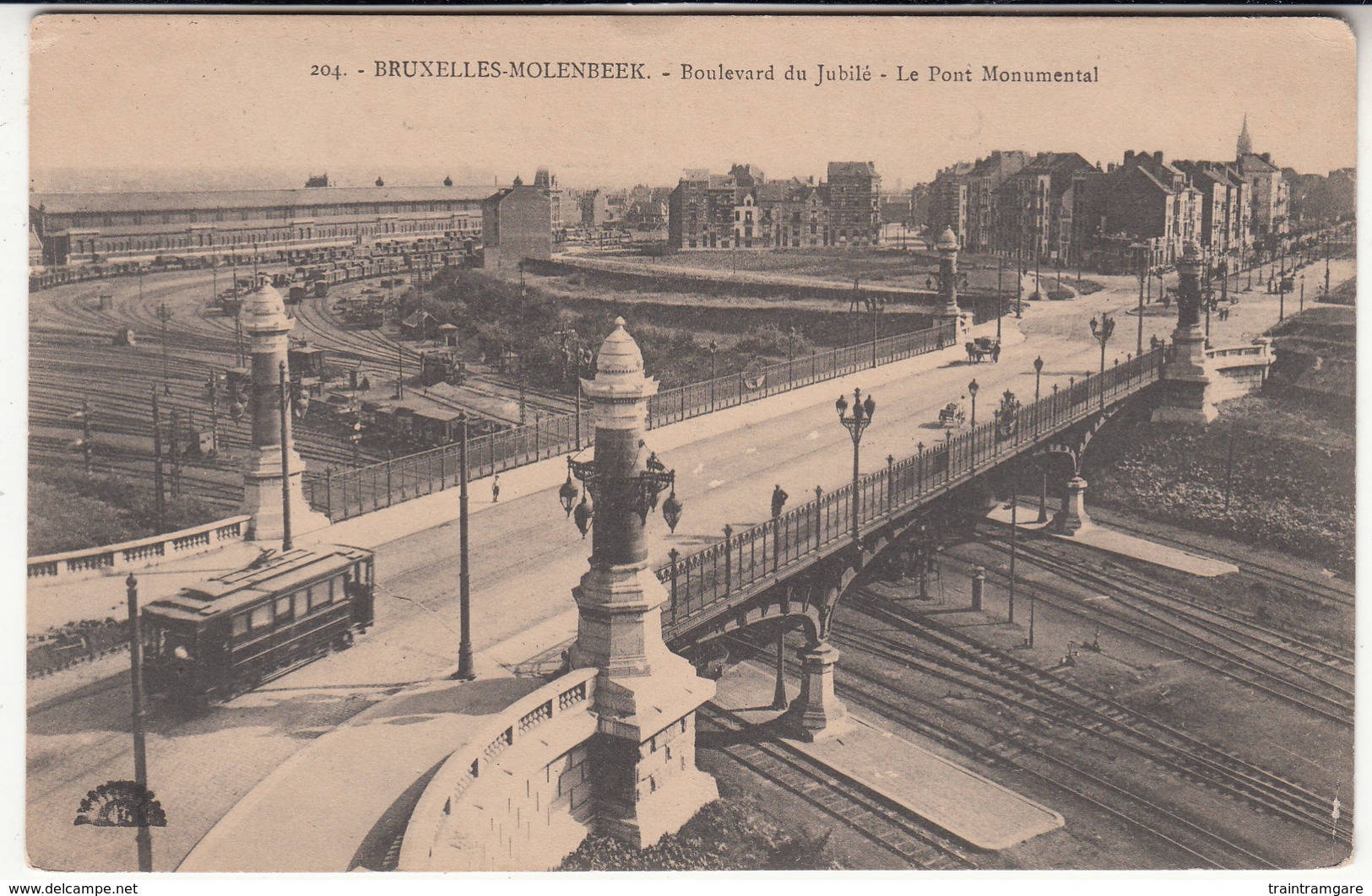 Belgique - Bruxelles - Commune De Molenbeek - Boulevard Du Jubilé - Pont Monumental - Molenbeek-St-Jean - St-Jans-Molenbeek