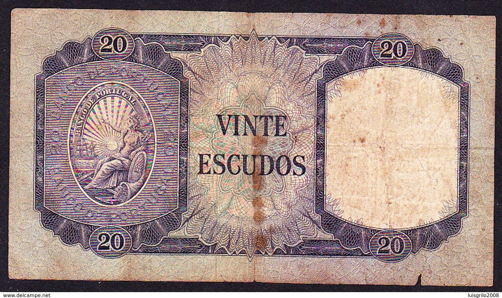 Portugal - 20 Escudos, D. António Luiz De Meneses / 23 Julho 1960 - Portugal