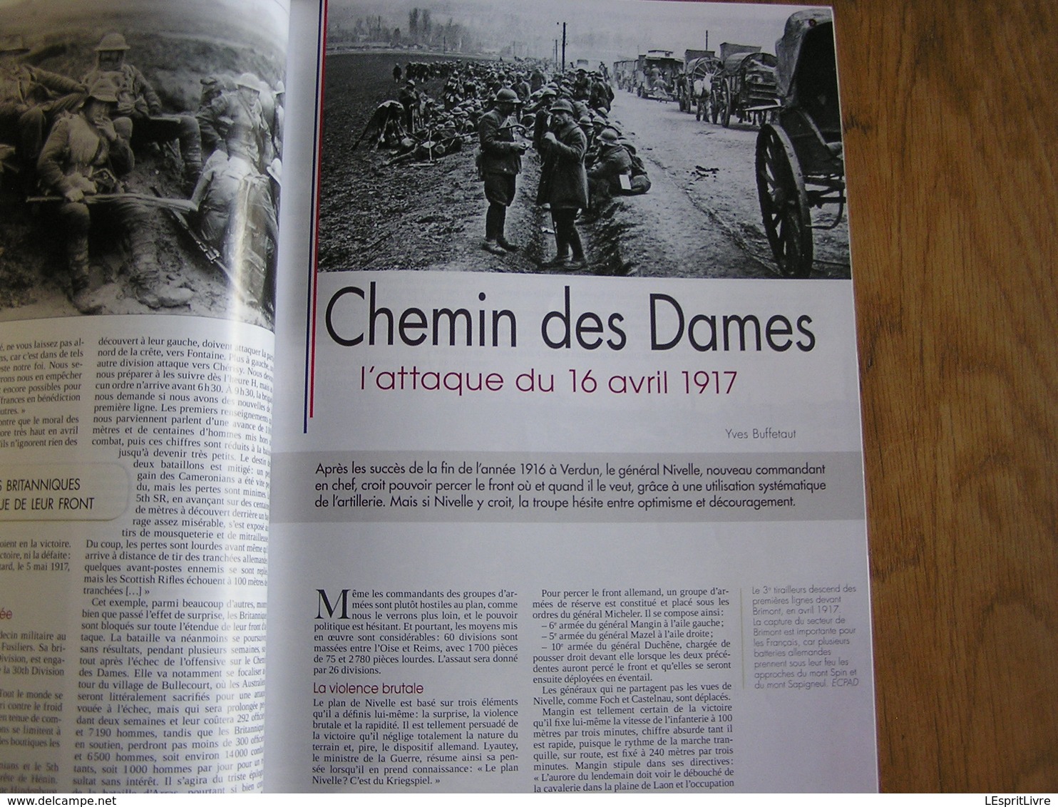 TRANCHEES Hors Série N° 4 Guerre 14 18 Chemin des Dames 1917 Poilus Arras Vimy Opération Alberich Chars Français Somme