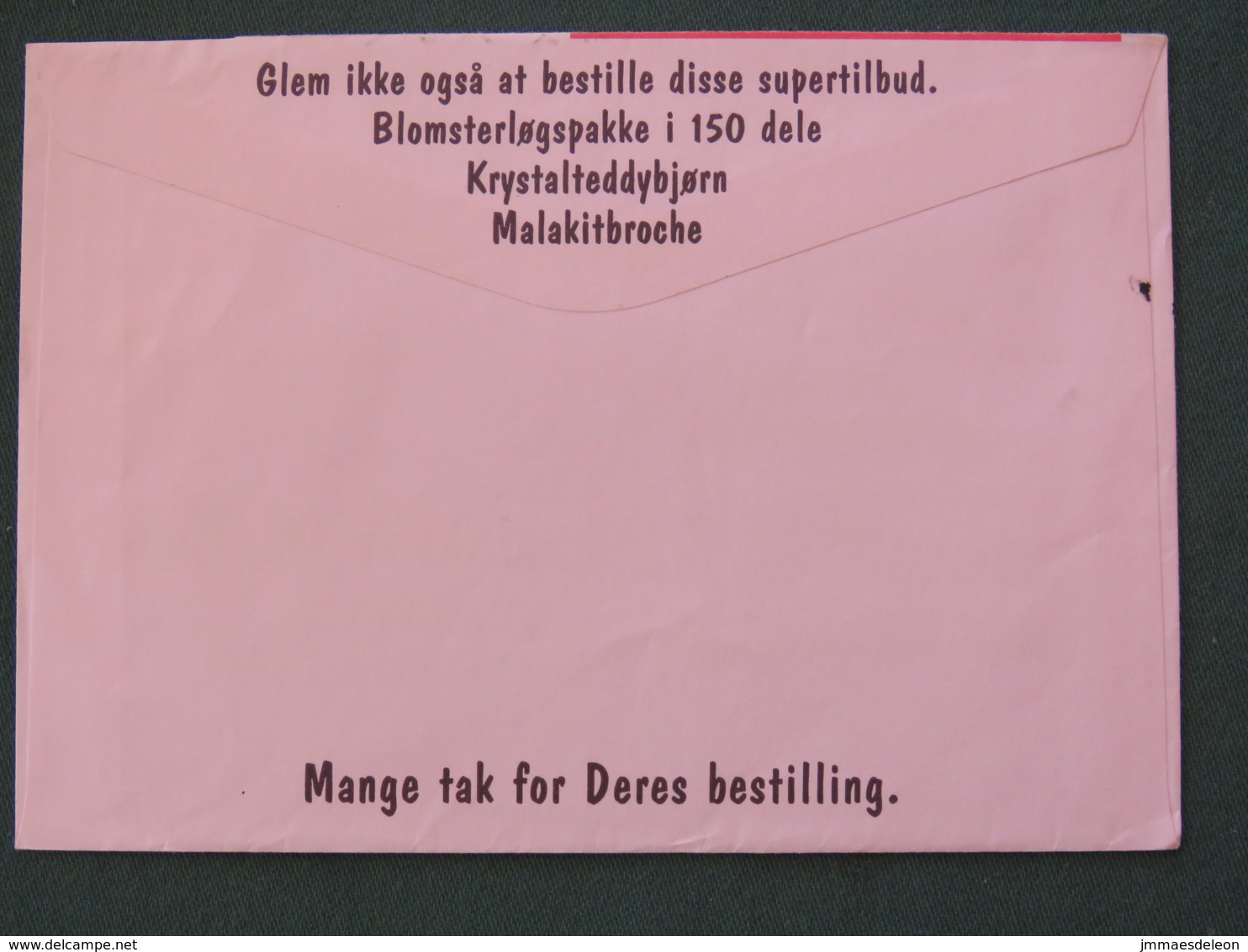 Denmark 1998 Cover To Copenhagen - Union Organization - Storia Postale