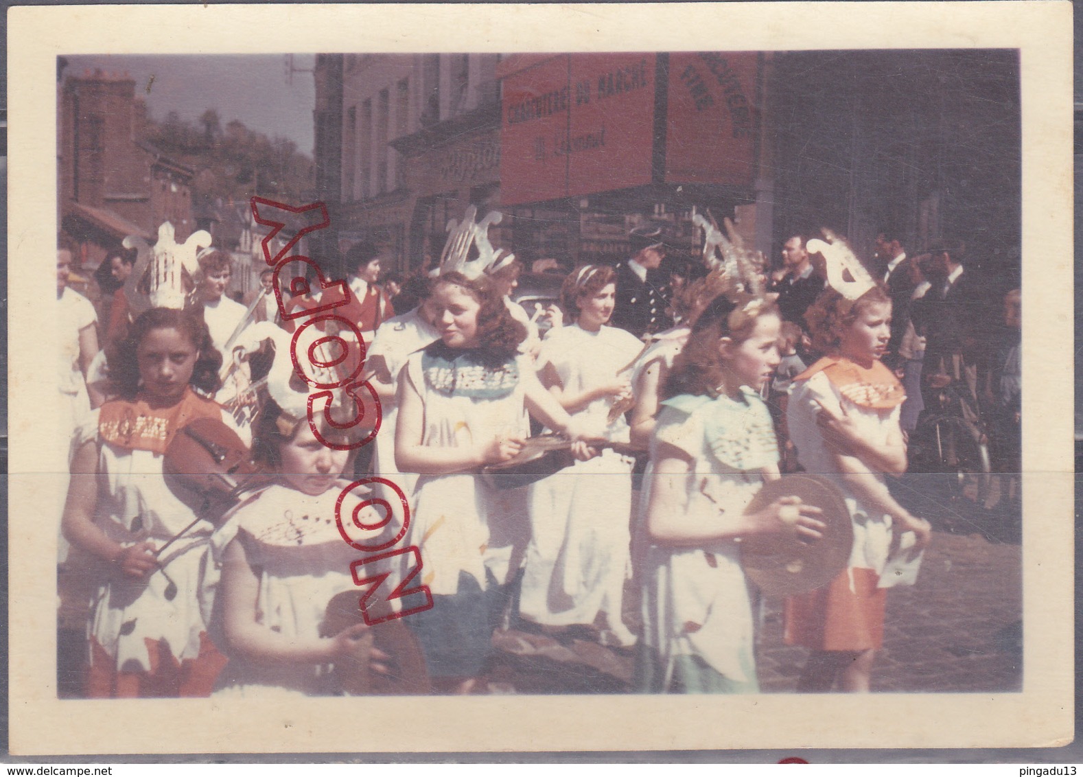 Au Plus Rapide Bolbec Seine Maritime Normandie Kermesse Mai 1958 Beau Format Très Bon état - Persone Identificate