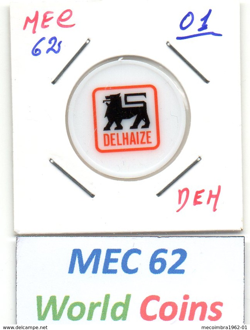 MEC 62 - LUXEMBOURG JETON DE CHARIOT DE SUPERMARCHÉ DELHIZE - Other & Unclassified