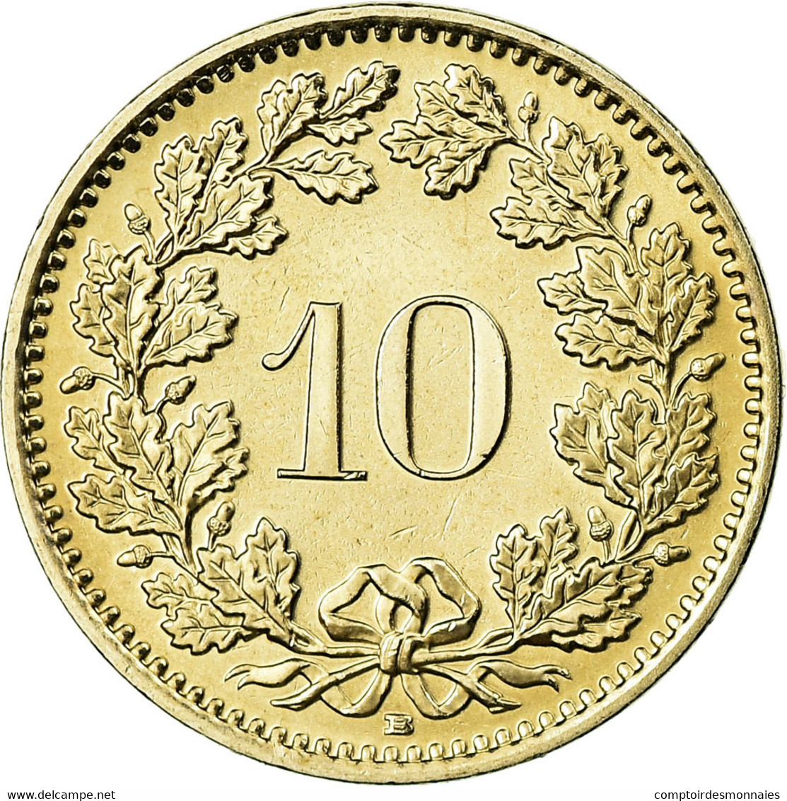 Monnaie, Suisse, 10 Rappen, 2005, Bern, SPL, Copper-nickel, KM:27 - Autres & Non Classés