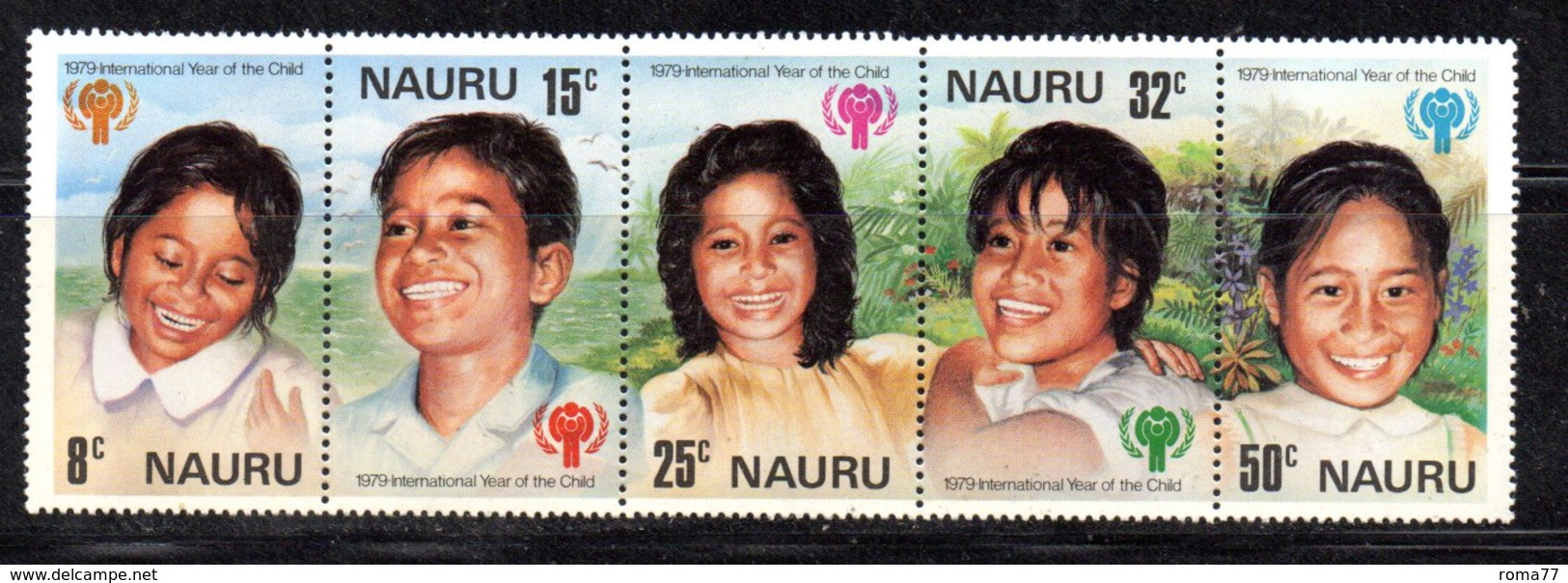 APR2055 - NAURU 1979 , Serie Yvert N.  198/202   ***  MNH  (2380A)  Infanzia - Nauru