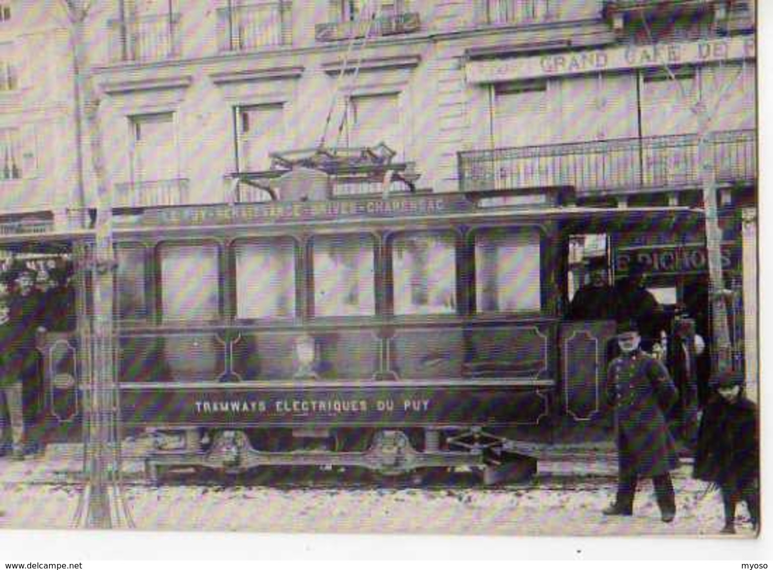 43 Autrefois En VELAY Le Tramway Du Puy Sur Le Breuil En 1897, Carte Moderne - Sonstige & Ohne Zuordnung