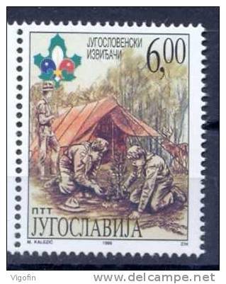 YU 1999-2904 SCOUTING, YUGOSLAVIA, 1V, MNH - Sonstige & Ohne Zuordnung