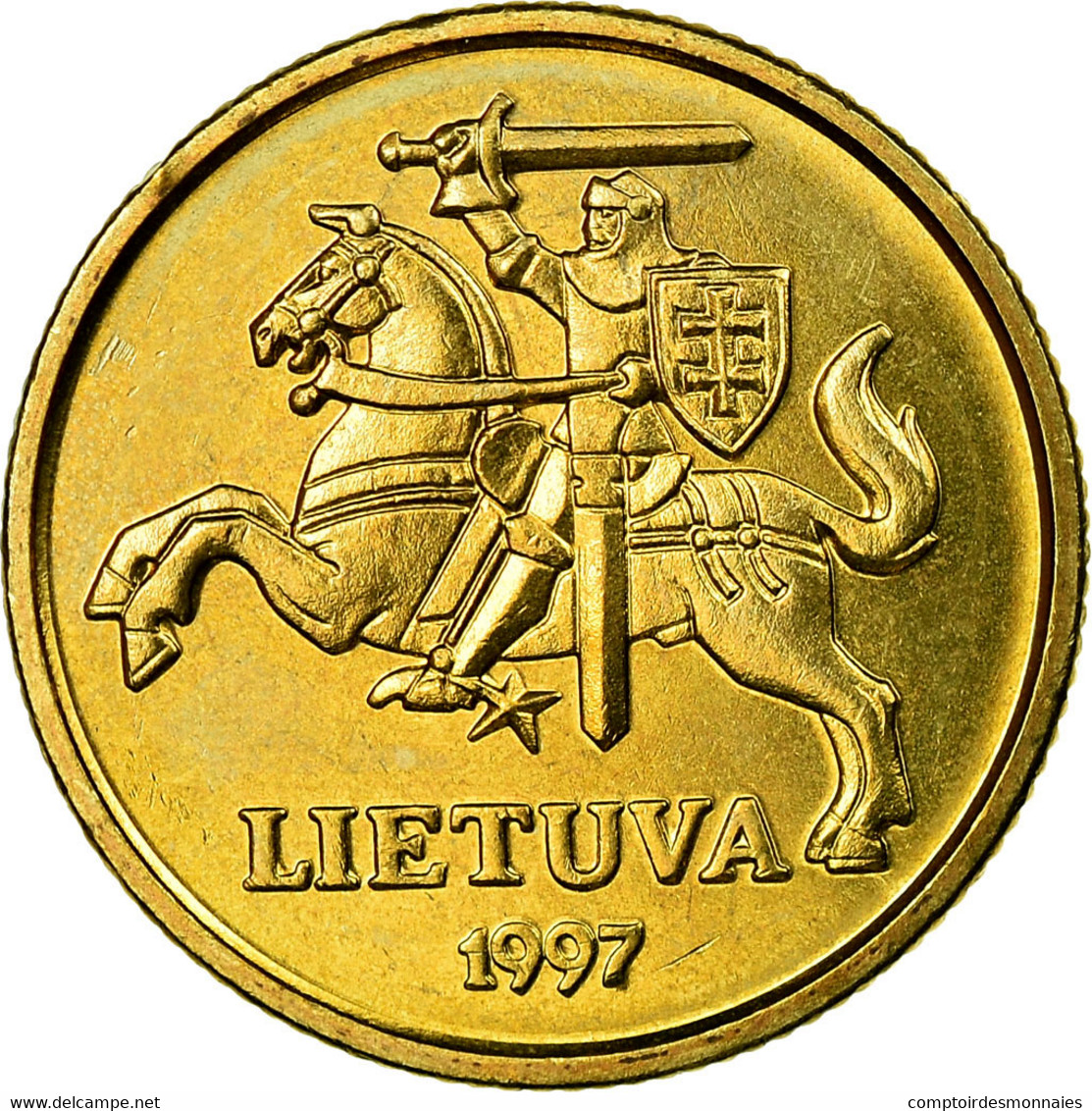 Monnaie, Lithuania, 20 Centu, 1997, SPL, Nickel-brass, KM:107 - Lituania