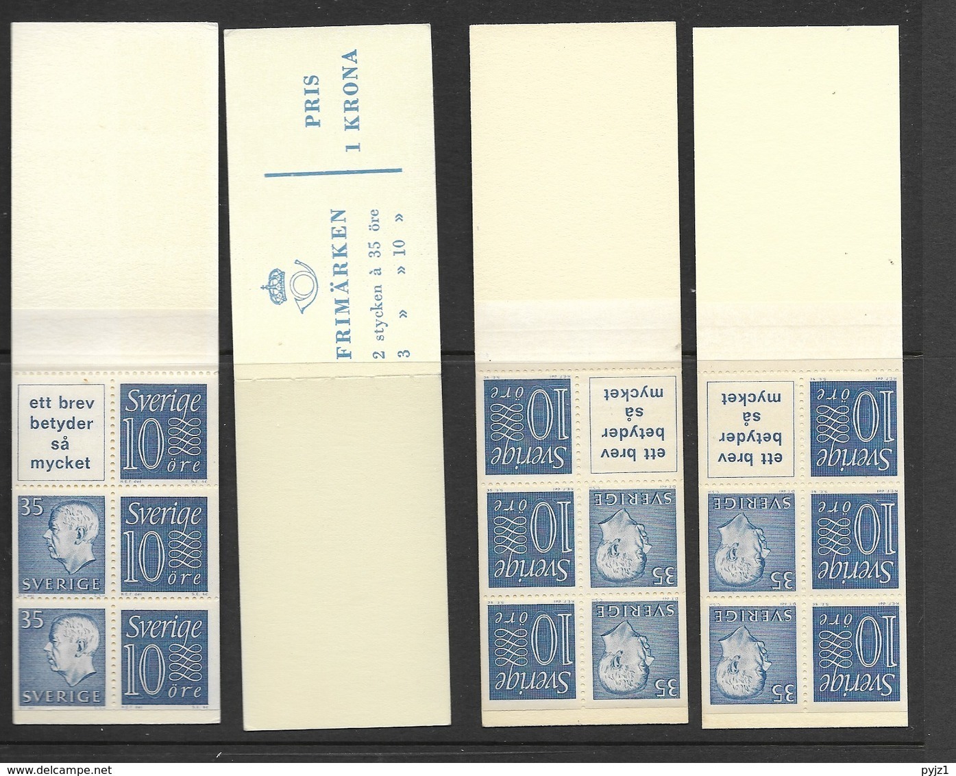 HA 11A 1962 MNH Slot Machin Booklets, Set Of 4 - 1951-80