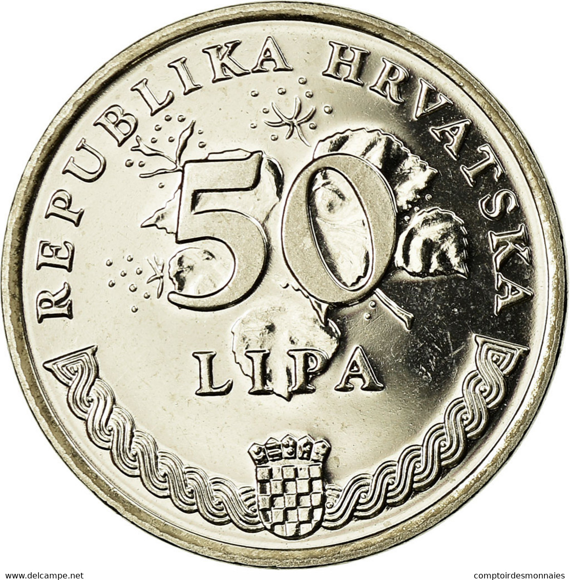 Monnaie, Croatie, 50 Lipa, 1993, FDC, Nickel Plated Steel, KM:8 - Croatia