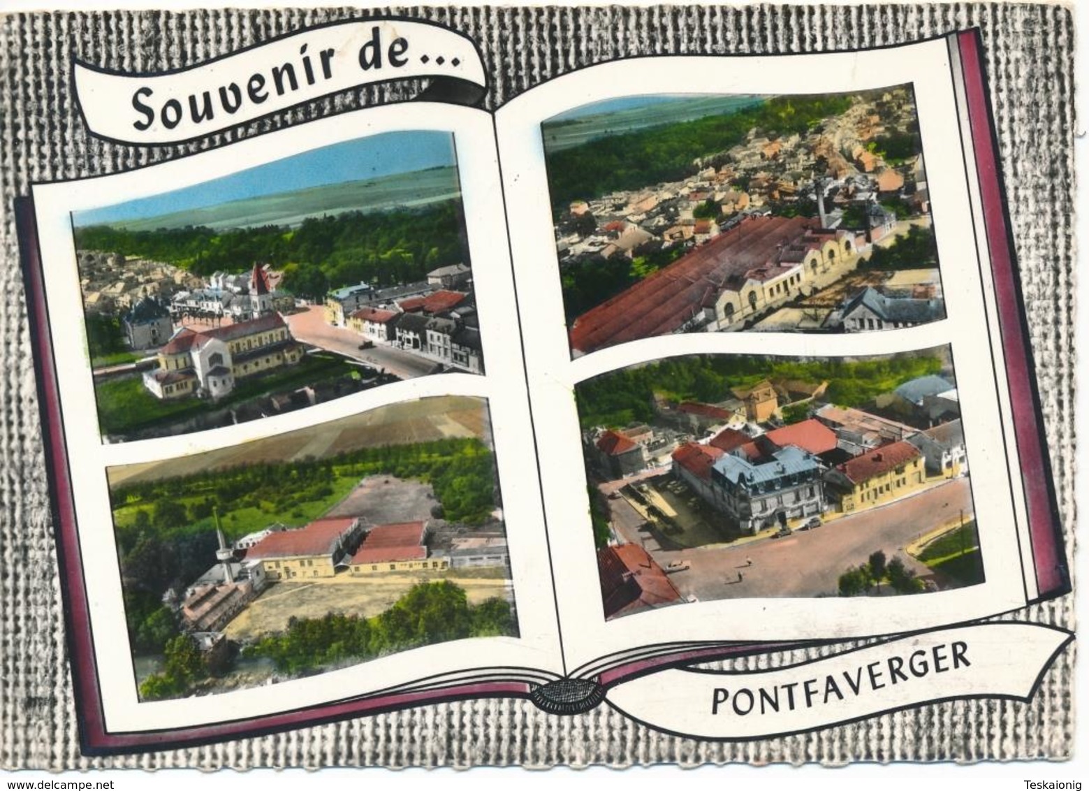 PONTFAVERGER (51.Marne) Multivues En Livre Ouvert - Autres & Non Classés