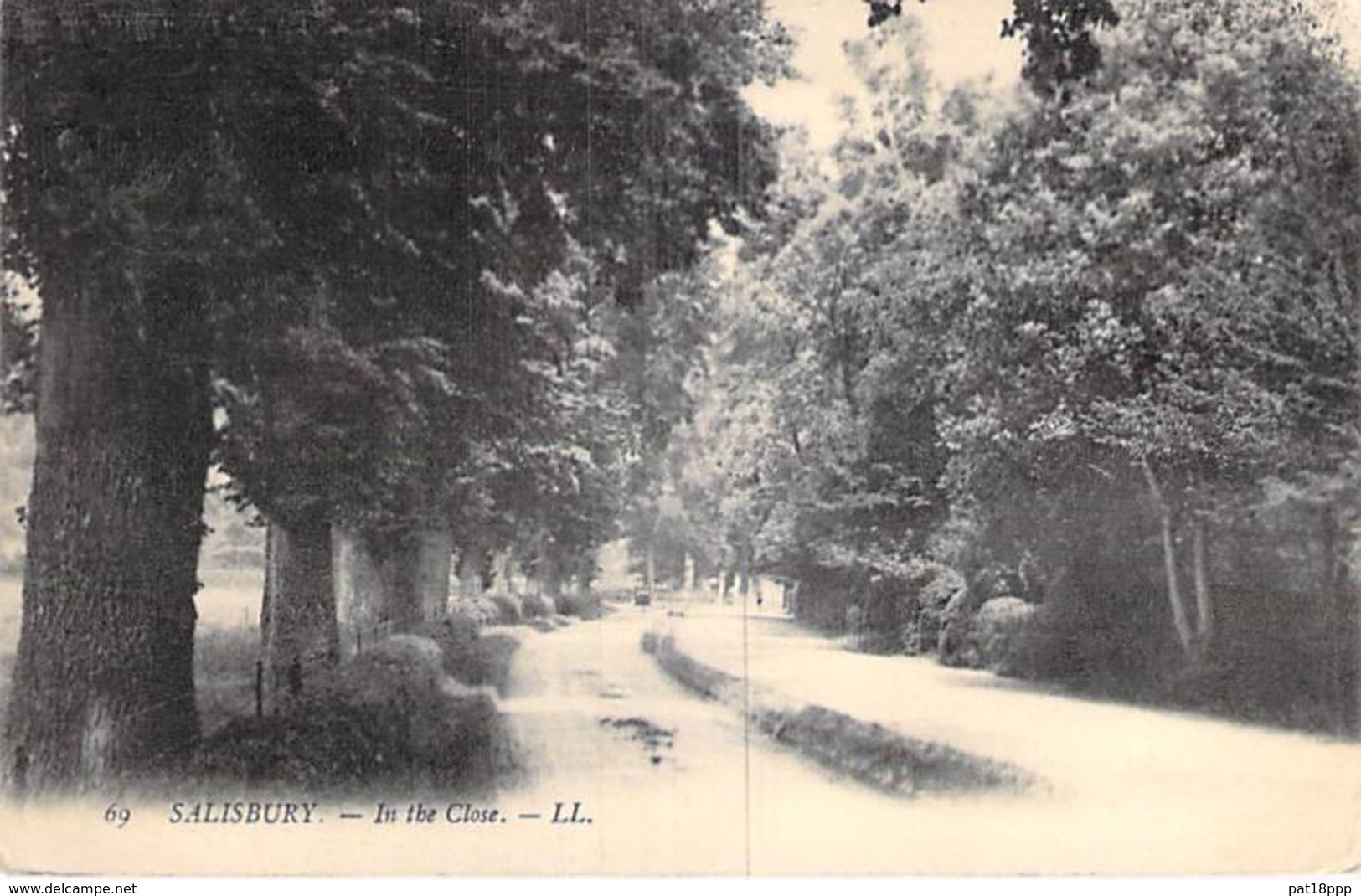 UK England (  Wiltshire ) SALISBURY : In The Close - CPA 1908 - - Salisbury