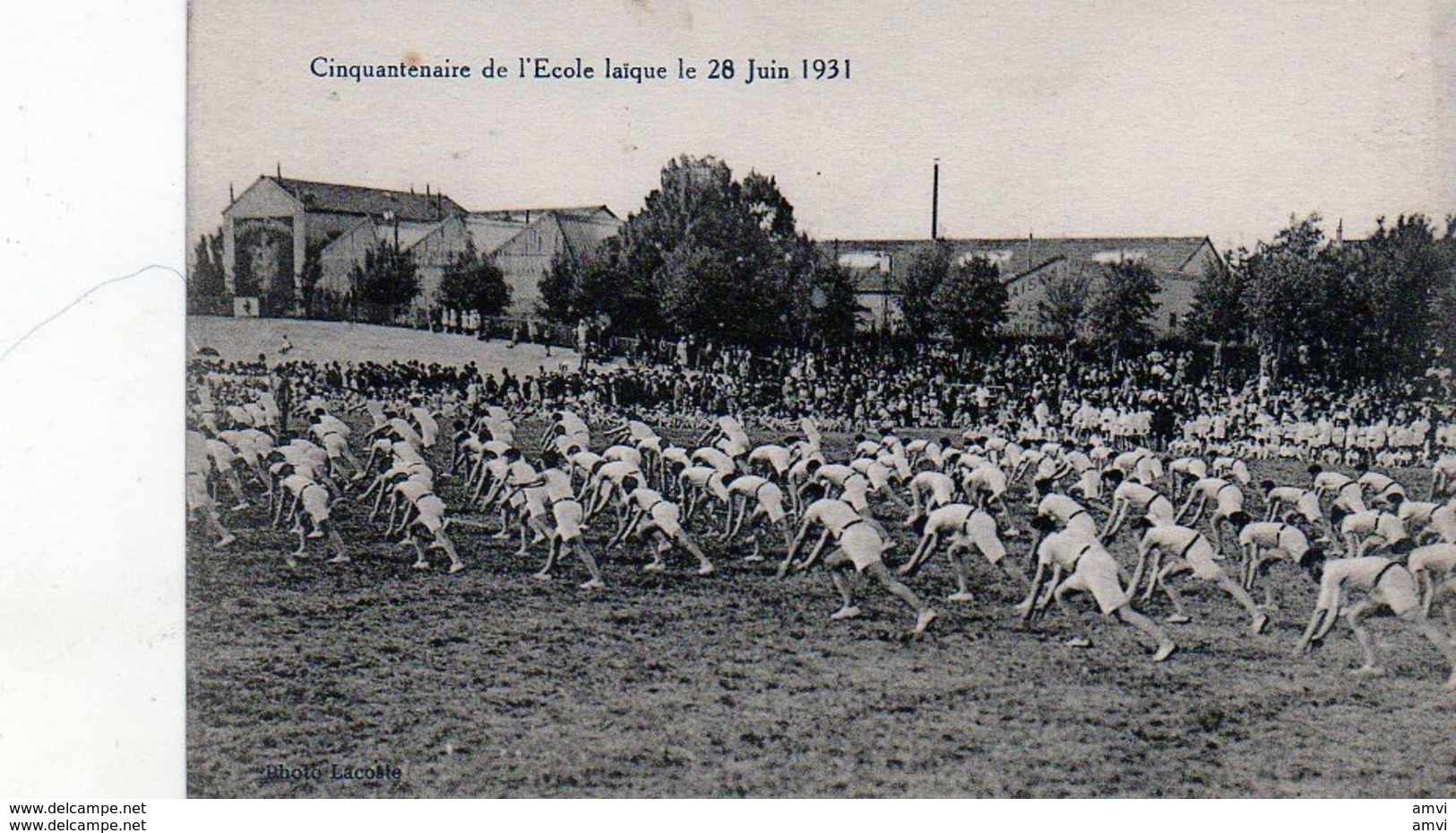 3886 - 71 Châlon Sur Saône - Cinquantenaire De L'Ecole LaÏque Le 28 Juin 1931 - Chalon Sur Saone