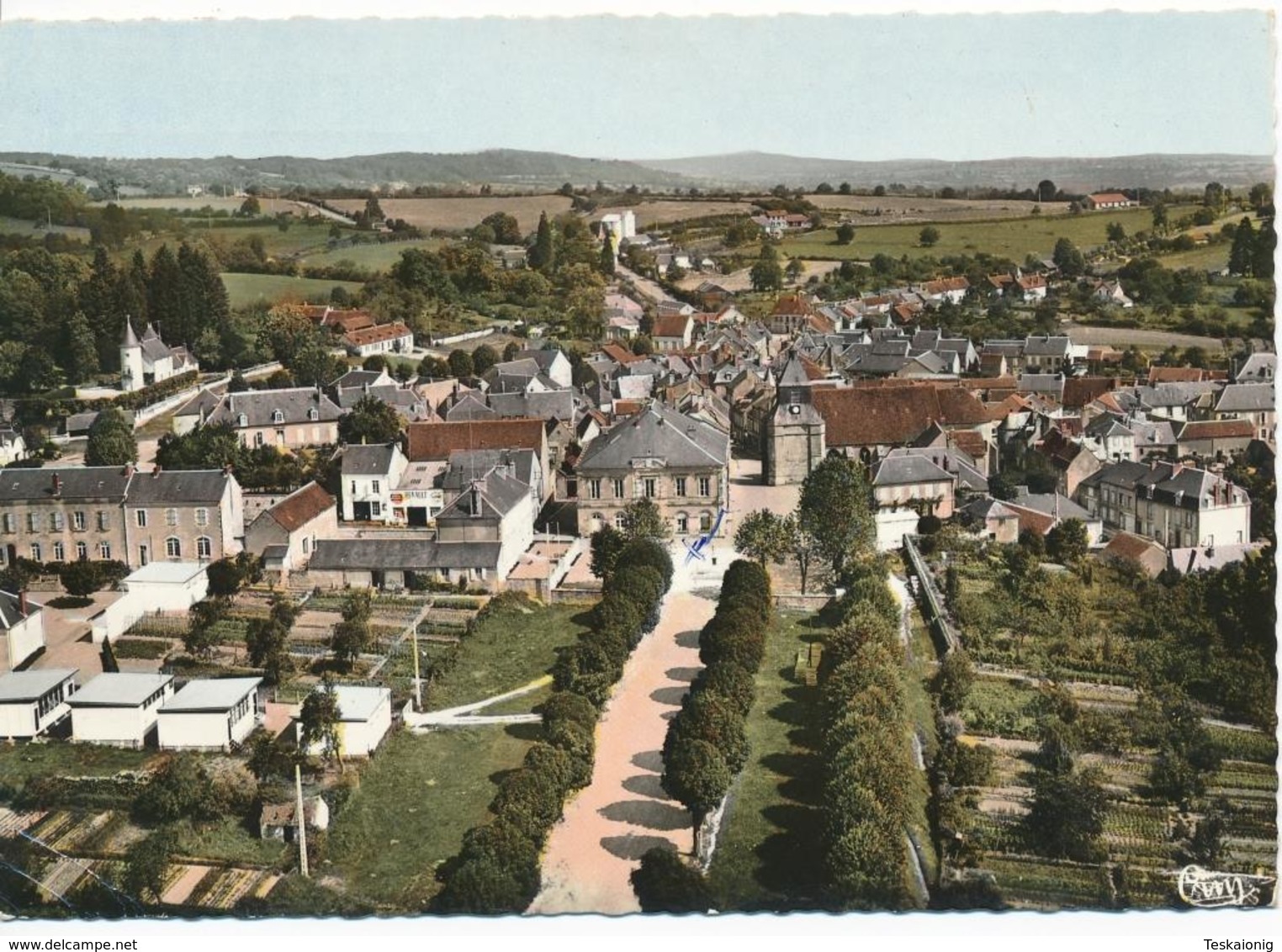 SAINT-SAULGE (58.Nièvre) Vue Générale Aérienne - Autres & Non Classés