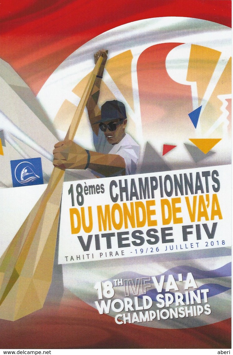 13045 PAP 18é Championnat Du Monde De VA'A Vitesse - TAHITI   - POLYNÉSIE FRANÇAISE - Lettres & Documents