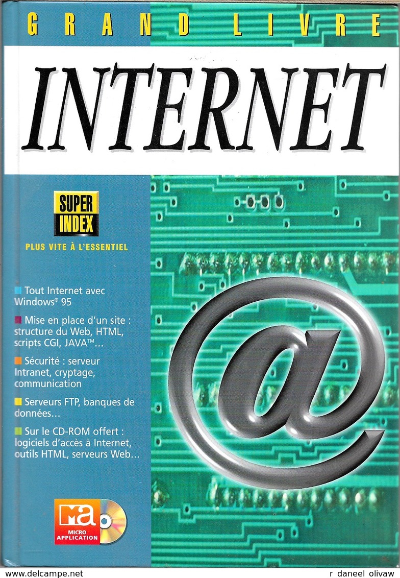 Micro Application - Grand Livre Internet - 1996 (TBE+) - Informatica