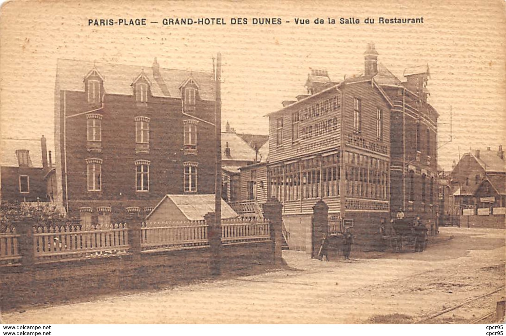 62.n°56134.le Touquet.pas Courante.paris-plage.grand Hotel Des Dunes.salle Du Retauant - Le Touquet