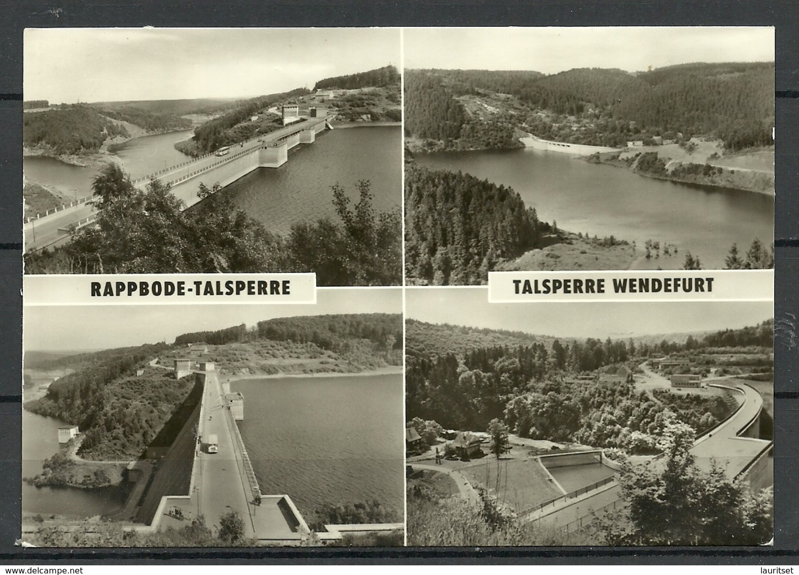 Deutschland DDR 1972 Rappbode-Talsperre Wendefurt, Gesendet Mit Briefmarke - Altenbrak