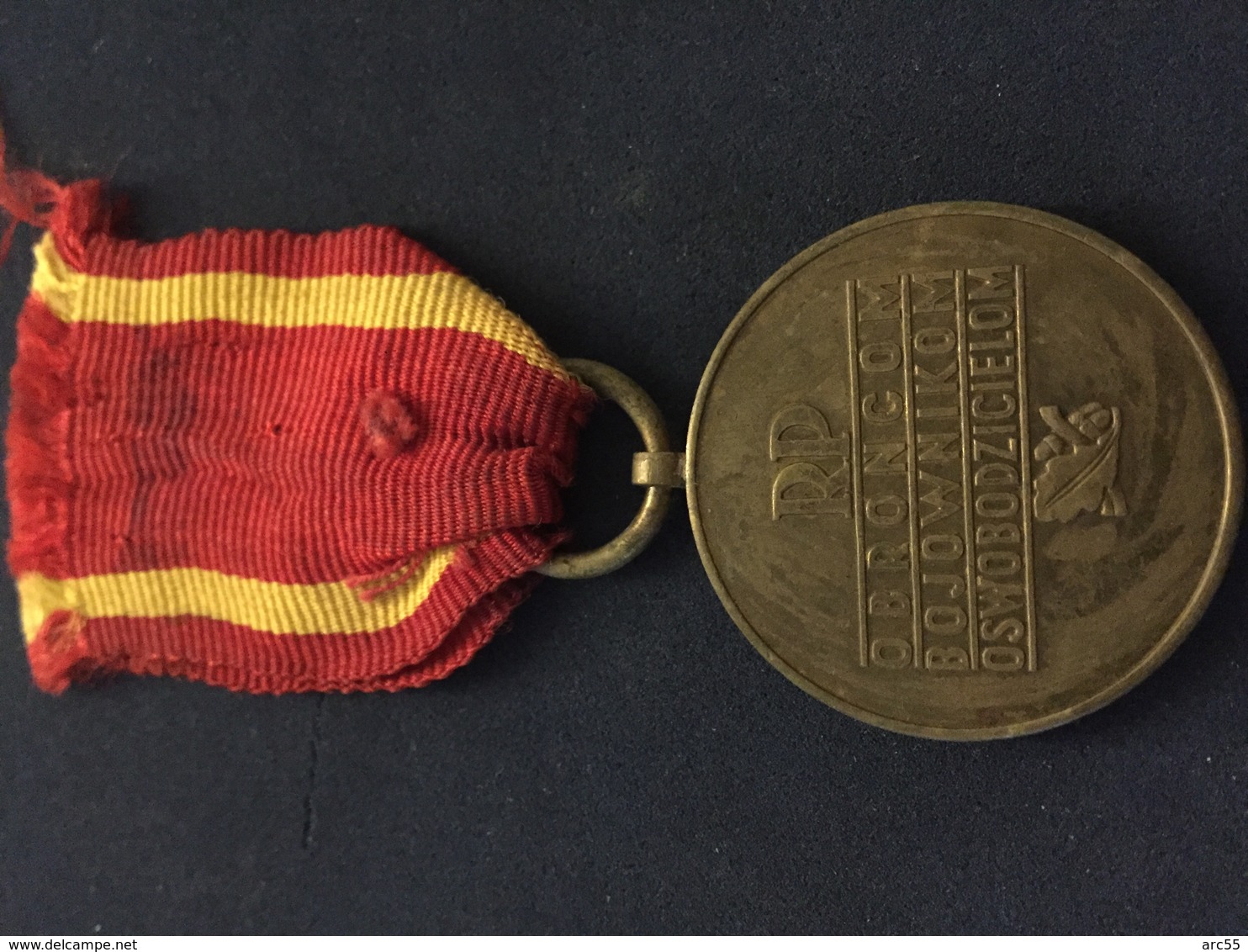 Medal Za Warszawe 1939–1945 (Medal For Warsaw 1939-1945) - Polish Military Medal, Instituted In Full Size Medal. VINTAGE - Autres & Non Classés