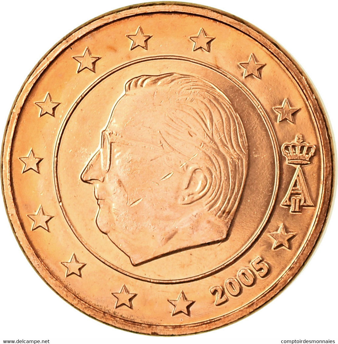 Belgique, Euro Cent, 2005, SPL, Copper Plated Steel, KM:224 - Bélgica