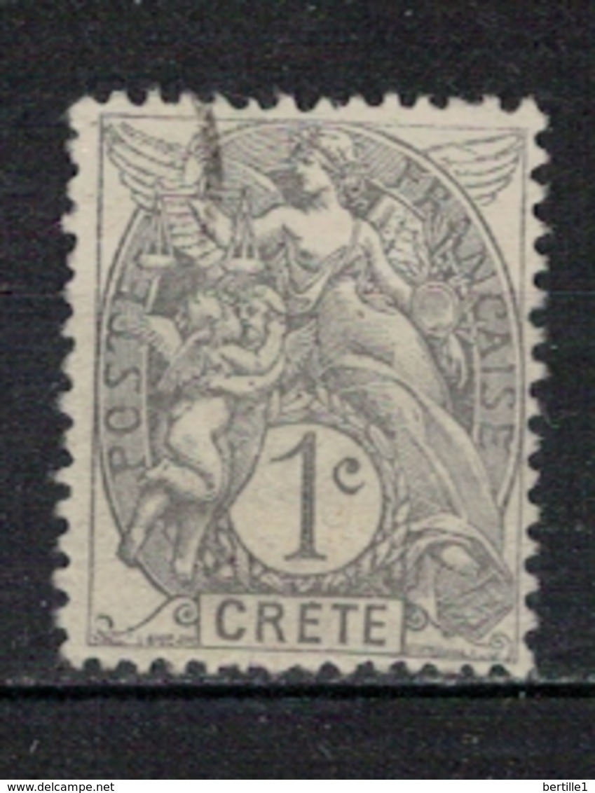 CRETE            N°     YVERT   1   OBLITERE       ( Ob  3/56  ) - Used Stamps