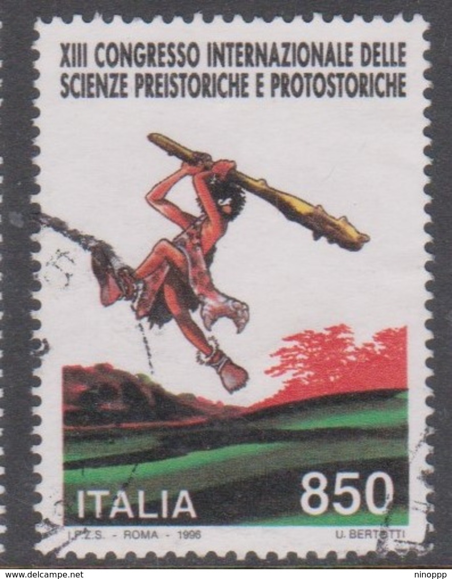 Italy Republic S 2238 1996 13th Inter Congress Of Prehistoric Science ,used - 1991-00: Gebraucht