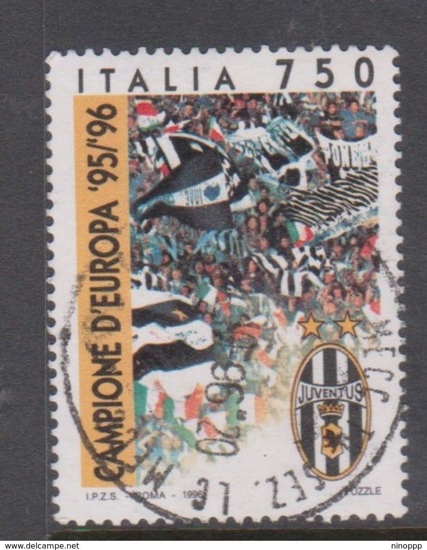 Italy Republic S 2241 1996 Juventus 1995-96 European Soccer Champions ,used - 1991-00: Used