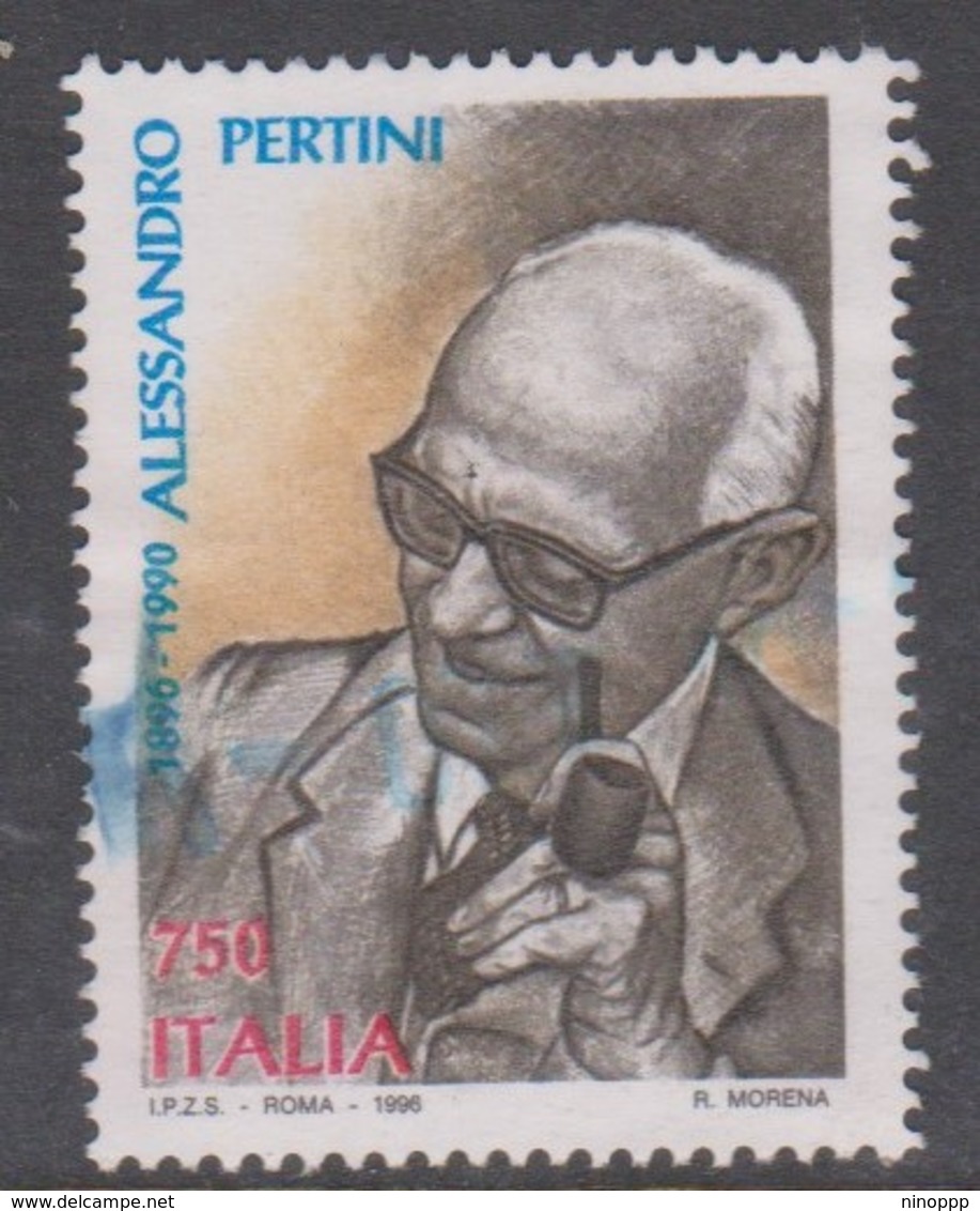 Italy Republic S 2242 1996 Alessandro Pertini Birth Centenary ,used - 1991-00: Used