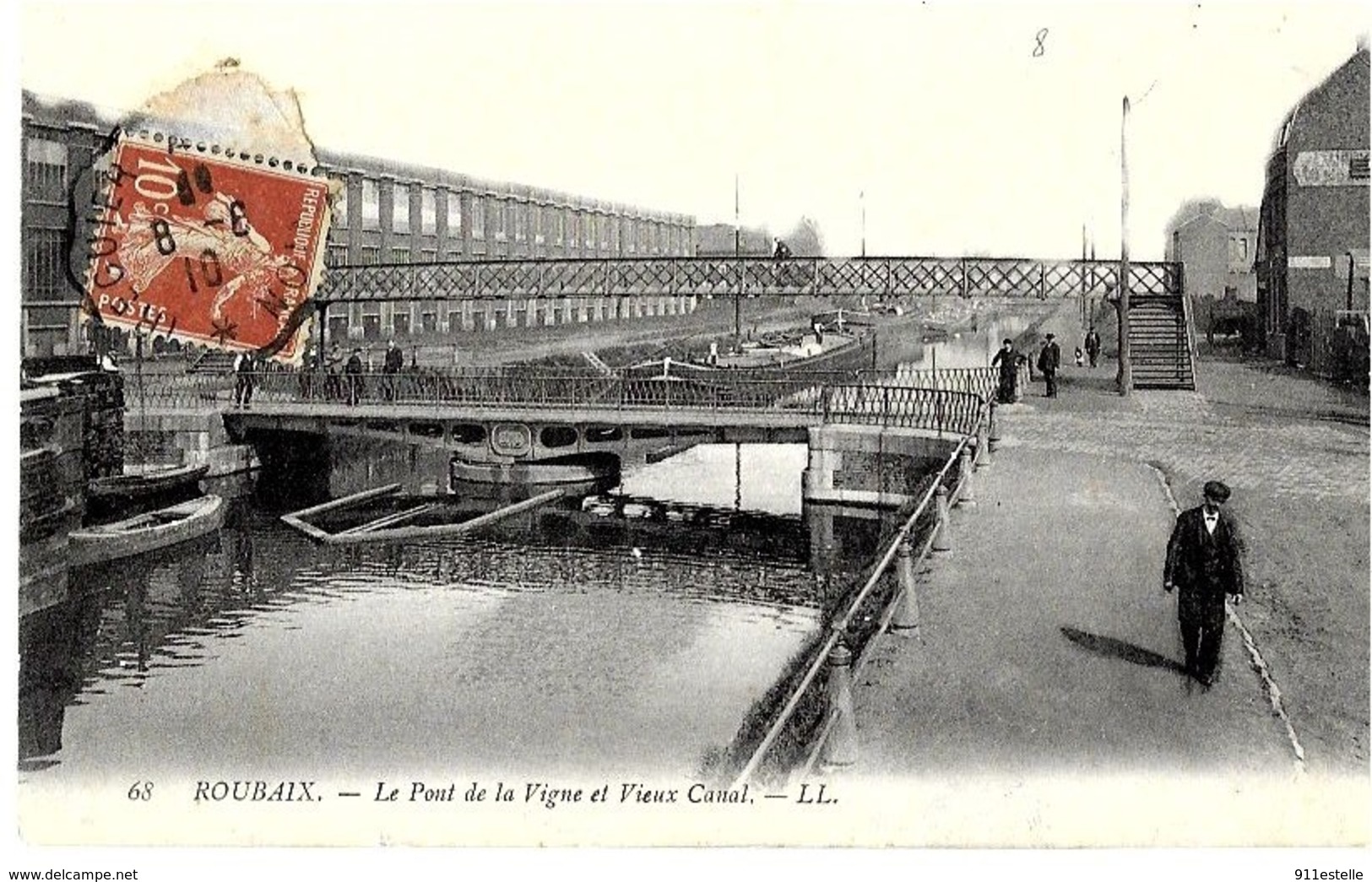 59 ROUBAIX . LEPONT  De LA VIGNE  ET VIEUX CANAL - Roubaix