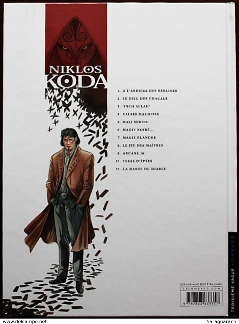 BD NIKLOS KODA - 1 - A L'arrière Des Berlines - Rééd. 2013 Troisième Vague - Niklos Koda