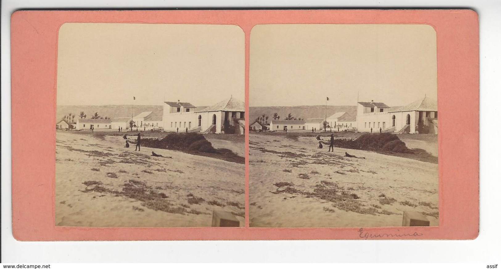 ANGOLA PHOTO STEREO CIRCA 1870 /FREE SHIPPING REGISTERED - Photos Stéréoscopiques