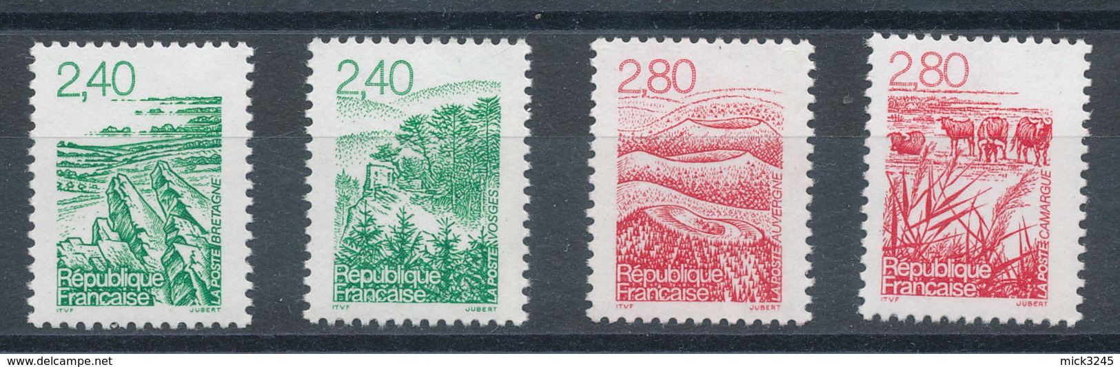 2949 à 2952** Série Des Régions - Unused Stamps