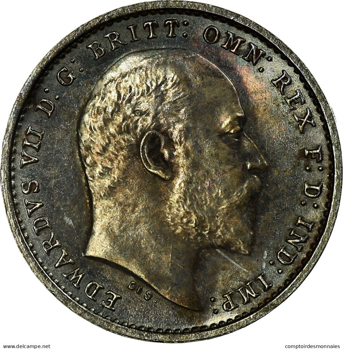 Monnaie, Grande-Bretagne, Edward VII, 2 Pence, 1905, SPL, Argent, KM:796 - E. 2 Pence