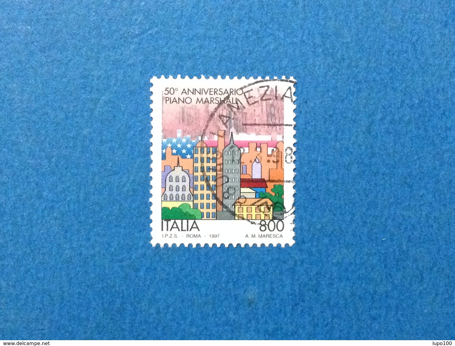 1997 ITALIA FRANCOBOLLO USATO STAMP USED PIANO MARSHALL - 1991-00: Usati