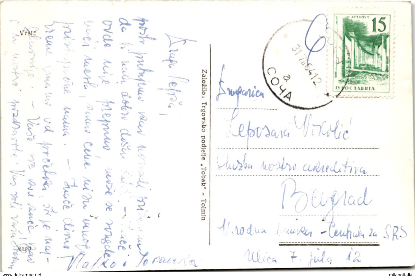 Vrsic (2190) * 31. 7. 1964 - Slowenien