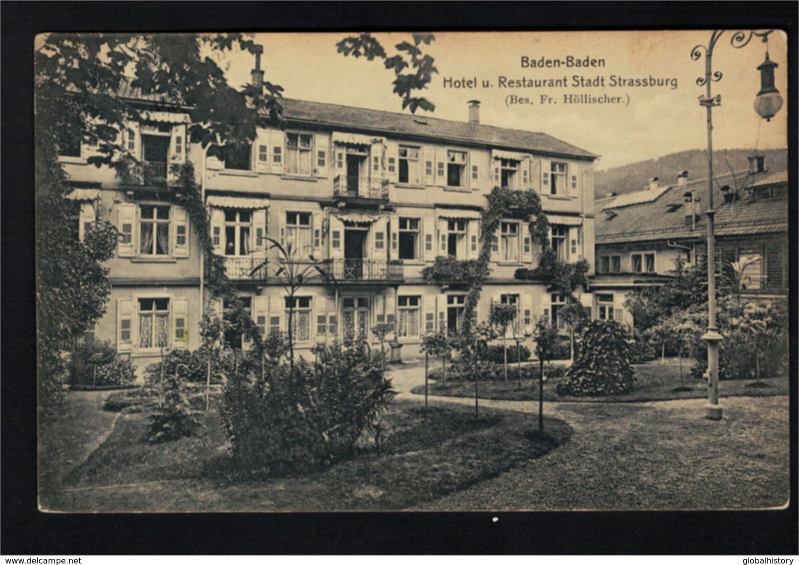DE2526 - BADENWURTENBURG - BADEN BADEN - HOTEL RESTAURANT STADT STRASSBURG - Baden-Baden