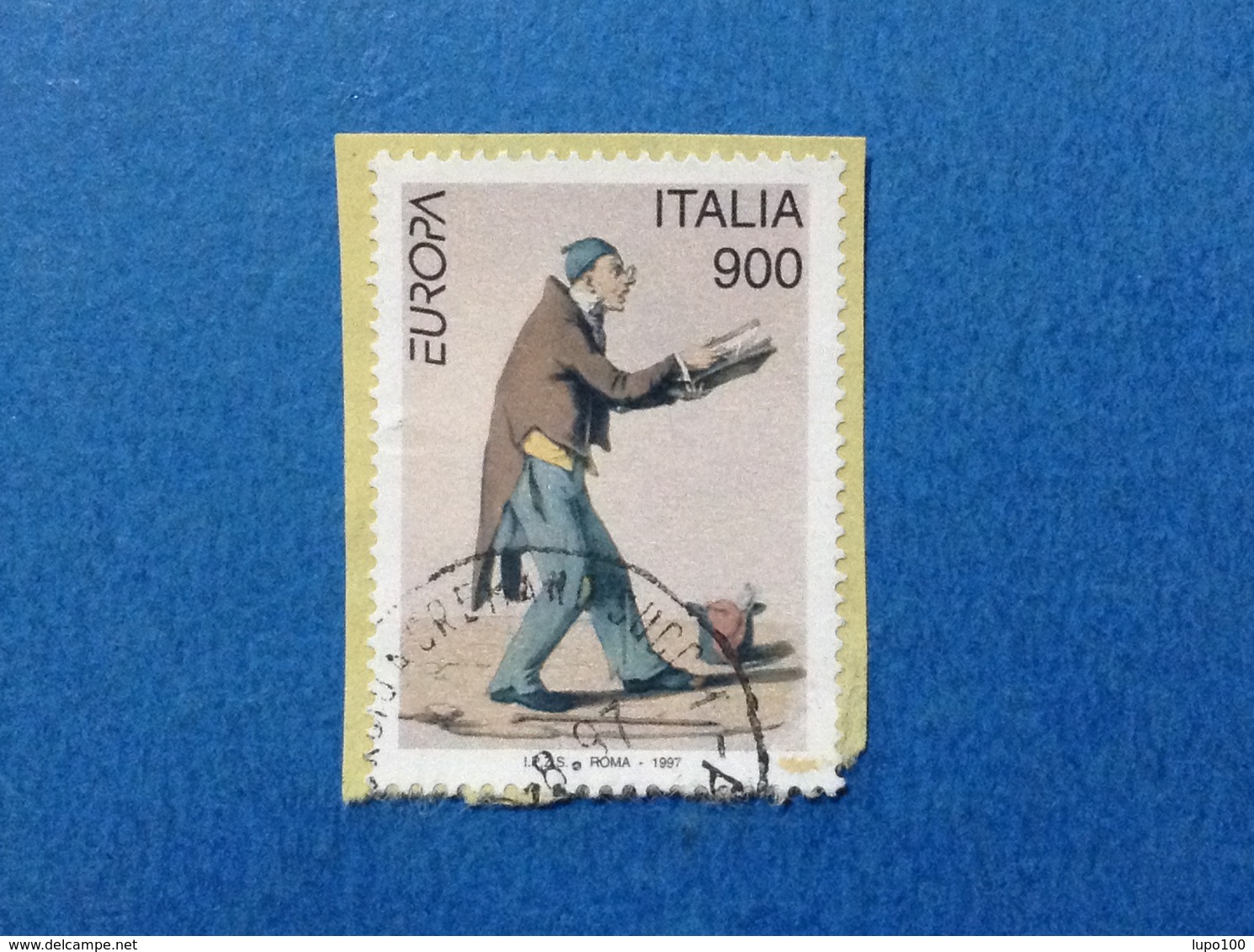 1997 ITALIA FRANCOBOLLO USATO STAMP USED EUROPA STORIA E LEGGENDE DA 900 - - 1991-00: Usati