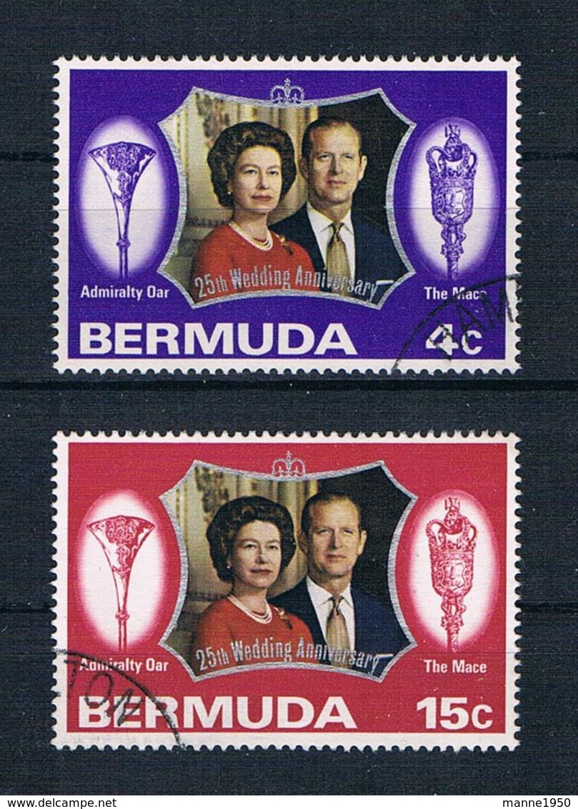 Bermuda 1972 Königin Mi.Nr. 285/86 Kpl. Satz Gestempelt - Bermuda
