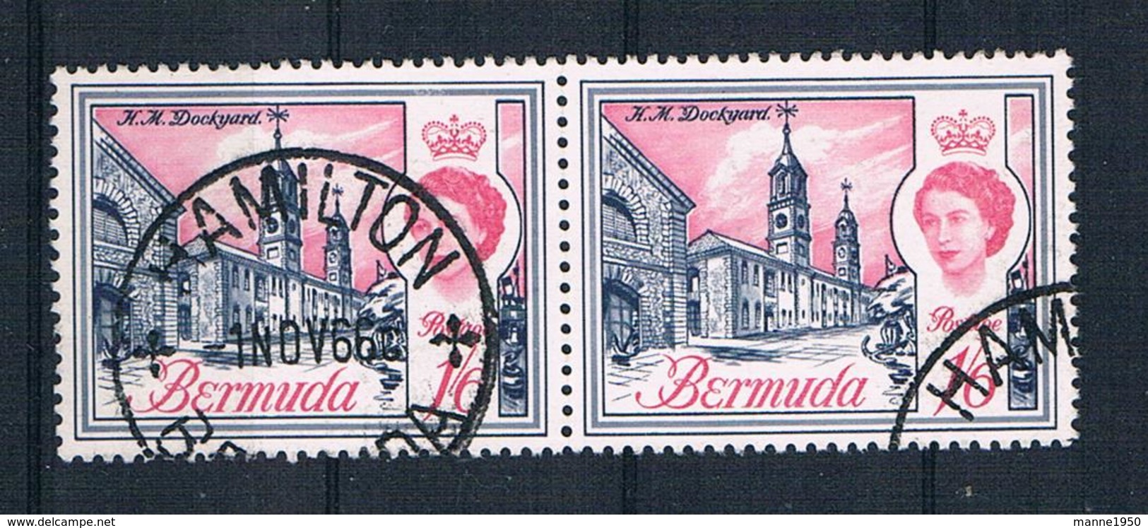 Bermuda 1962 Mi.Nr. 174 Waagr. Paar Gestempelt - Bermuda