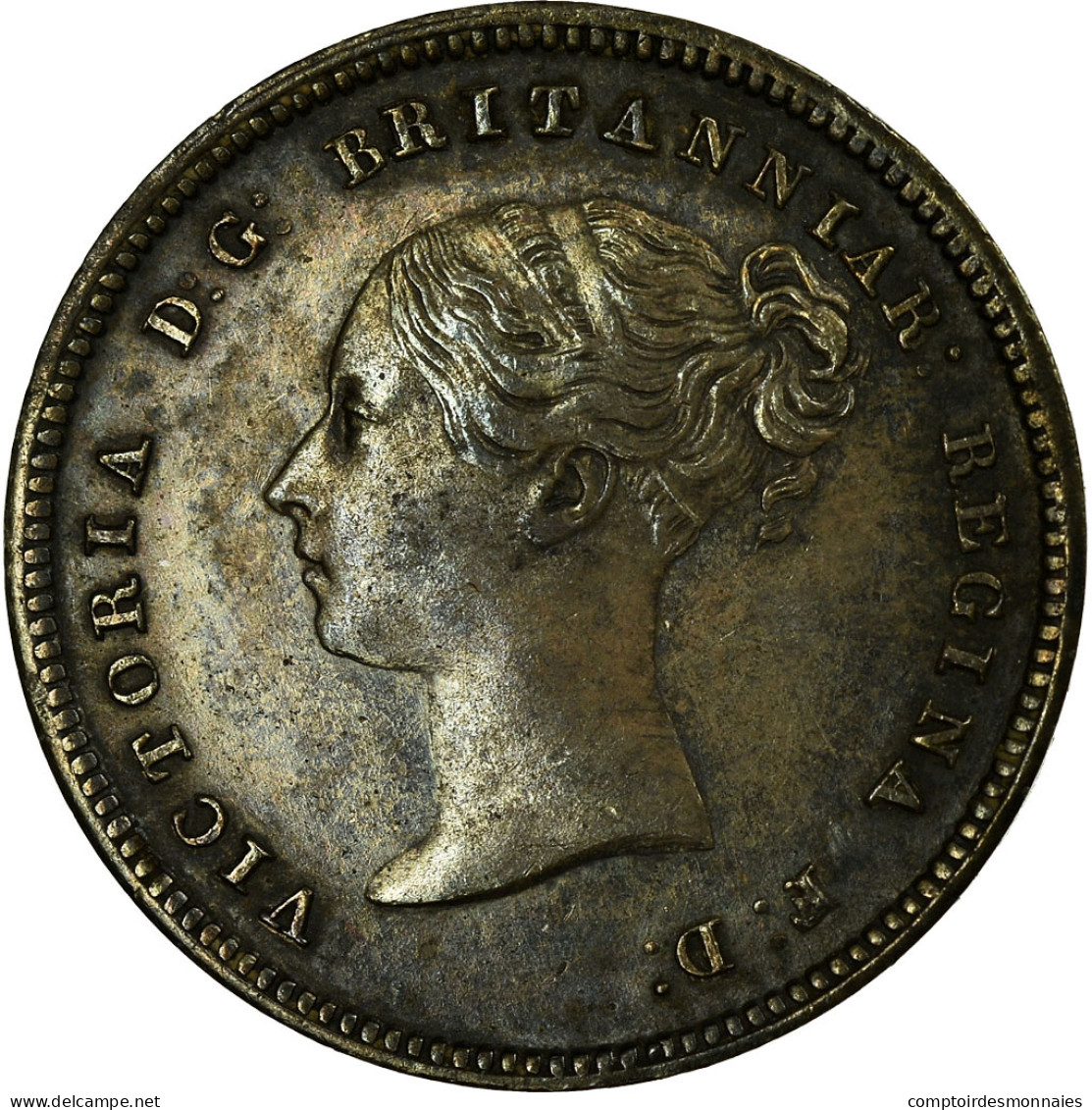 Monnaie, Grande-Bretagne, Victoria, 4 Pence, Groat, 1846, SUP, Argent, KM:732 - G. 4 Pence/ Groat